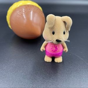Lil Woodzeez Bobble Head Brown Rabbit Figurine